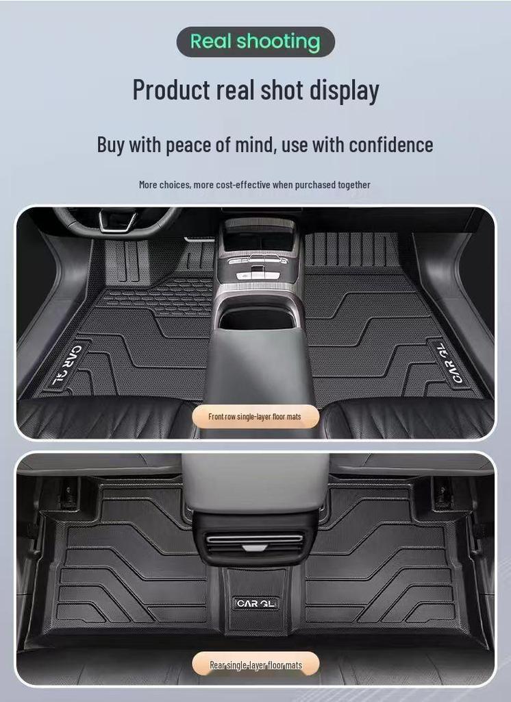 Odorless Floor Mats for 2024-2026 Changan X5 PLUS Bumper TPE Driver's Seat