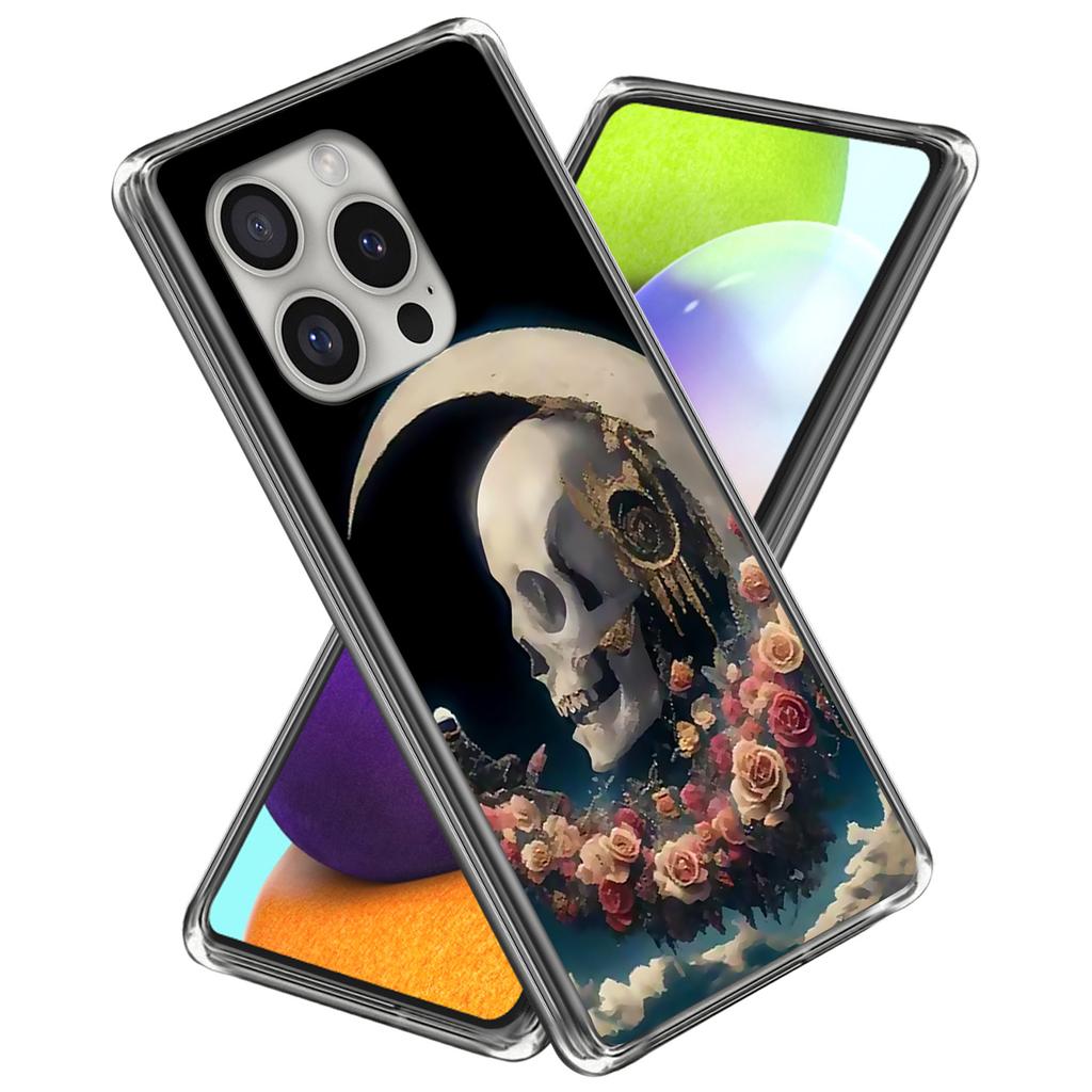 For iPhone 16 Pro Case Pattern Printed Shockproof TPU Phone Cover