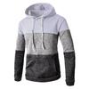 Mens  Winter Casual Long Sleeve Slim Pocket Fit Hoodies Blouse Top