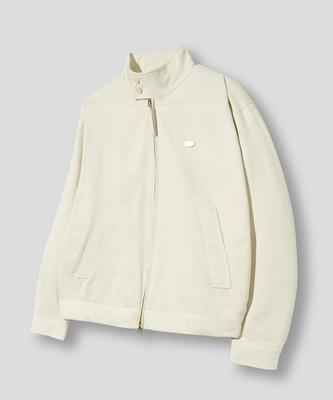 Filluminate Metal Symbol Logo Harrington Jacket - Ivory