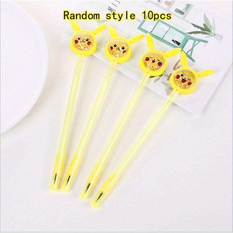 Back to school season 10pcs 0.5mm cartoon animal sequins neutral pen creative learning stationery office supplies sign pen cute student water pen