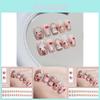 Cute Cat Eye Heart Rabbit Nail Tips Set With 30 Stylish Adhesive Nail Strips