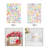 8 Pcs Letter Vinyl Stickers Glass Water Bottles Waterproof A-Z Letters Craft