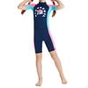 Kids Diving Swimsuits Bathing Suit Waterproof Short Sleeve Swimming Costume Girls Wetsuit for Scuba