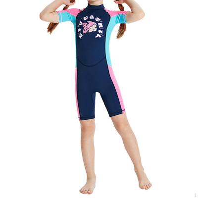 Kinder Tauchen Badeanzüge Badeanzug Wasserdicht Kurzarm Schwimmkostüm Mädchen Neoprenanzug zum Tauchen