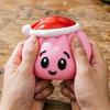 Kreslená Expression Knedlík Mačkací Hračka Santa Klobouk Dušený Bochník Fidget Hračka Úleva od Stresu Mačkací Těsto Míč Relaxační Decompresní Nástroj