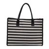 Canvas Bag Women's Large-capacity Tote Bag Bag 2025 New Niche Plaid Mommy Commuter Bag Shoulder Leisure Bag