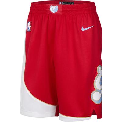 X NBA Memphis Grizzlies Dri-Fit FW24 City Edition Swingman Basketball Shorts Men Shorts University-Red FQ4411-657