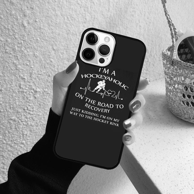 Coque Sport Ice Hockey Phone Case for iPhone 17 Air 16 Coque 15 14 12 13 PLUS 11 PRO MAX Back Cover Fundas Shell