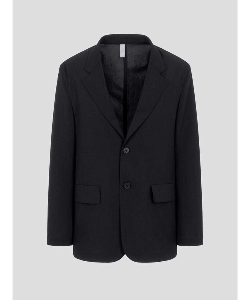 Beanpole Men Gentle Tech Solid Oversized Setup Jacket - Black