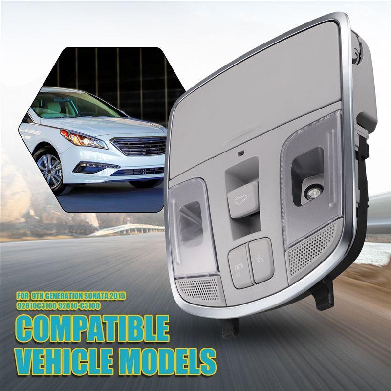 Car Ceiling Light Reading Light Assembly Front Overhead Light For 9Th Generation Sonata 2015 92810-C3100