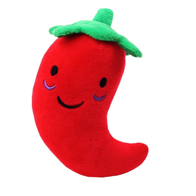 Chili Plush Sound Cat Toy Pet Dog Cat Teddy Bichon Pet Durable Chew Dog Toy Supplies