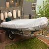 Waterproof Dustproof UV Resistant Boat Cover Easy To Clean Inflatable Boat Cover with Storage for Small Vessels Kayaks