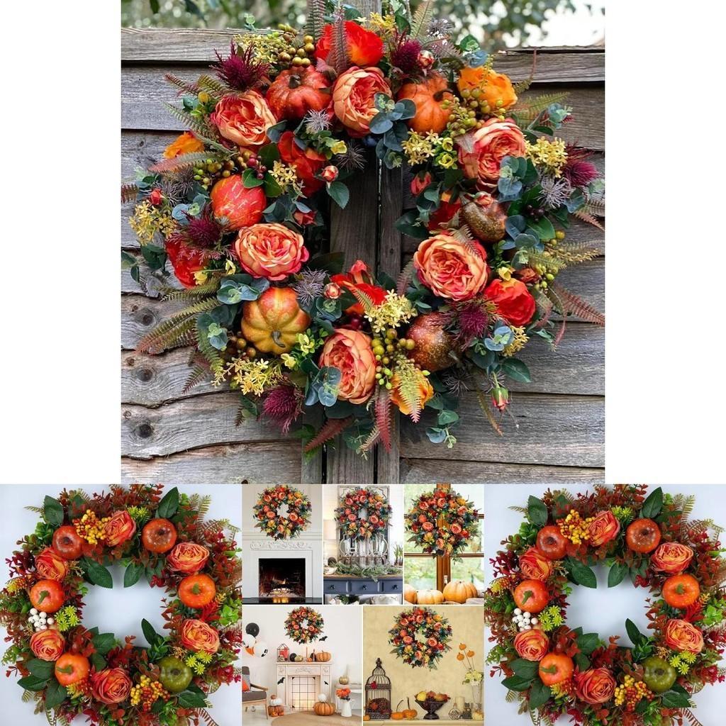 Festlicher Erntedankfest Weihnachts-Kranz Schmuck Heimdekoration