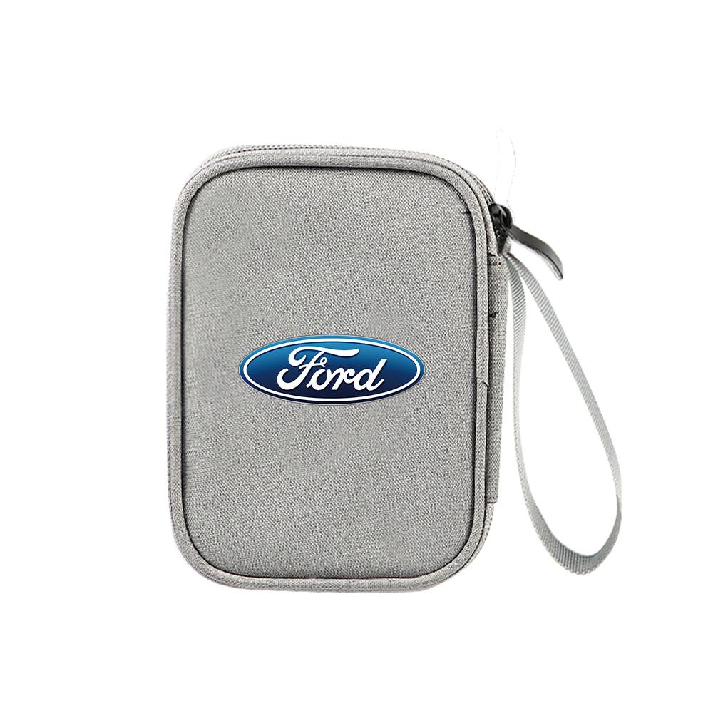 For Ford Mustang Focus Fiesta Ranger Mondeo Kuga Smax Edge ST Escape Car Styling Portable Storage Bag Organizer Stowing Tools