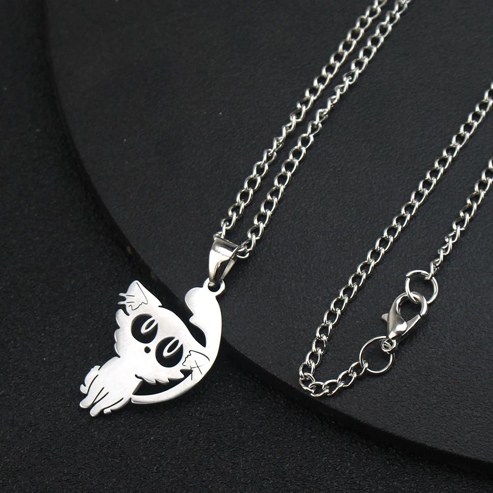 Fashion Daijin Cat Pendant Necklace For Women Men Anime Suzume No Tojimari Titanium Steel Jewelry New Cosplay Couple Garnish