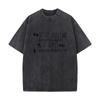 If It Aint Accessible It Aint Acceptable Text Mens Summer Tshirt Cotton Vintage Washed TShirts