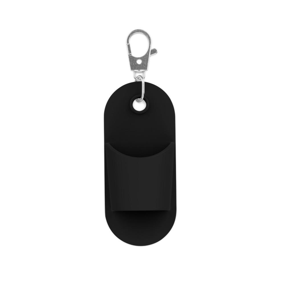 

Anti-Lost Lanyard Pen Holder Silicone Lip Balm Holder Keychain Portable Pen Holder Keychain чёрный