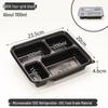 Disposable 5-Compartment Meal Prep Containers