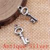 Classic Key Shaped Charms Pendant For Bracelet Necklace Jewelry Making Craft Findings