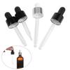 Rubber Head Dropper Pipette Aluminum Dropper Cover Essential Oil Dropper Bottles Cap Lab Dropper Dropper Lid Dropping Pipet