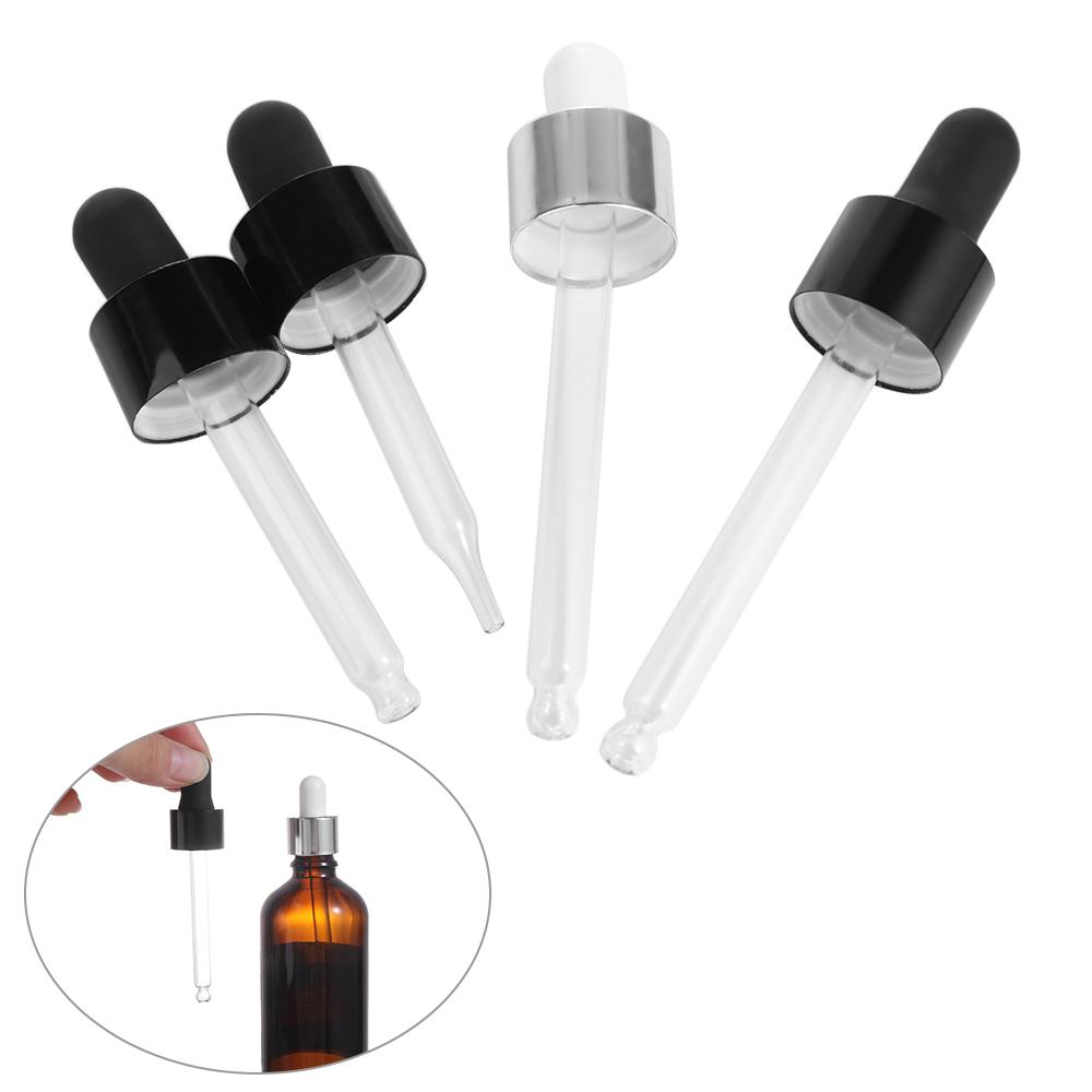Rubber Head Dropper Pipette Aluminum Dropper Cover Essential Oil Dropper Bottles Cap Lab Dropper Dropper Lid Dropping Pipet