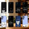 Cute B-Boykisser-S Cat Phone Case For Samsung S25,24,23,22,30,21,10,9,Ultra,Plus,Lite Soft Black Case