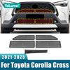 For Toyota Corolla Cross XG10 - 2024 2025 Car Middle Ect Screening Mesh Front Grille Ert Net Anti-Mosquito Dust