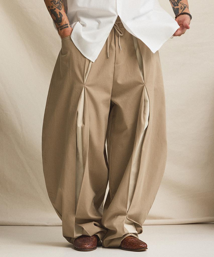 RUGGED HOUSE Cozy Breeze Balloon Pants Beige