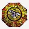 1pc Stained Glass Dove Automatic Folding Umbrella - Portable Collapsible 8-Rib Umbrella for All Seasons Yy251119212