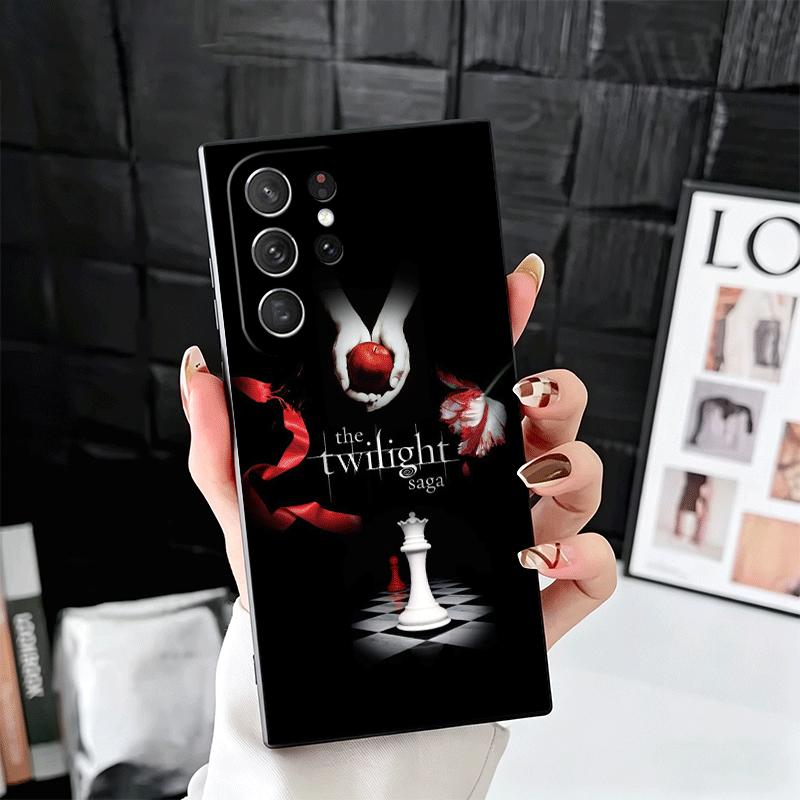 Twilight Saga Edward Soft Phone Case for Samsung Galaxy S26 S25 Edge S24 Ultra S23 Plus S22 S21 FE S20 Black Cover Back Shell