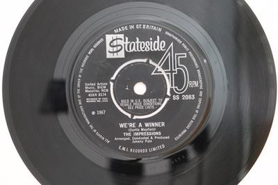 7inch Record IMPRESSIONS - We're A Winner / You've Got Me Runn SS2083 STATESIDE 1968 UK Soul/Funk Used