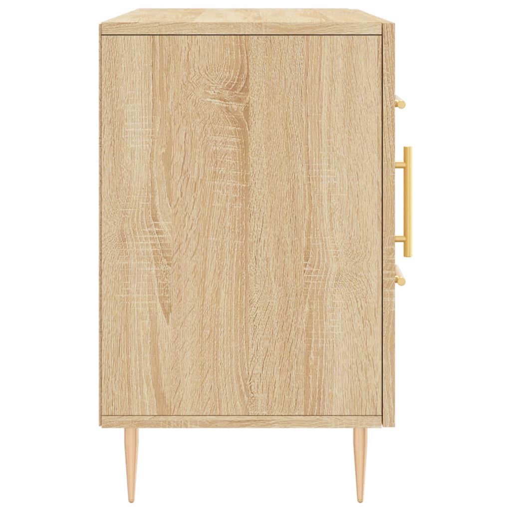 Vidaxl Komoda, Dąb Sonoma, 100X36X60 Cm, Materiał Drewnopochodny