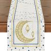 2D Single Print Ramadan Table Runner Vintage Ramadan Decorations Home Kitchen Use