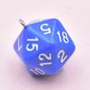 Geometric Acrylic 20-Sided Dice Pendant Bag Charm