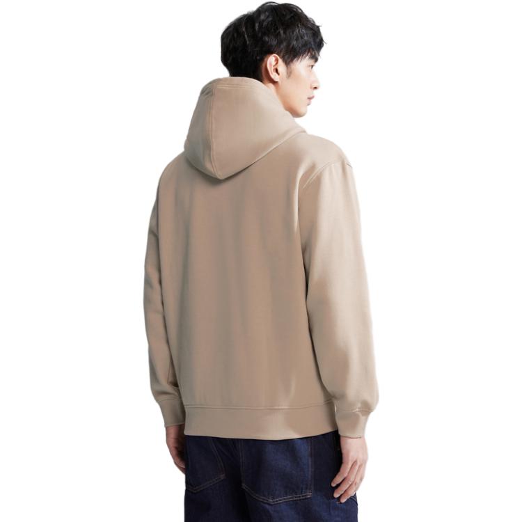 Calvin Klein Sweatshirts Men's PED-Milk Tea Coffee Hooded (Non-detachable) Moderate Other J324104