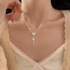 High-End Minimalist Butterfly Tassel Necklace - Versatile Fashion Jewelry