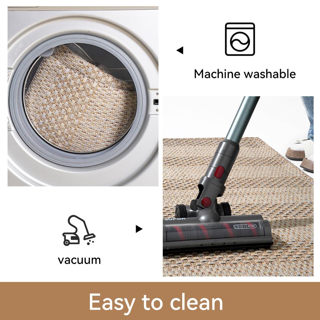 Premium Living Room Carpet Simple Household Bedroom Coffee Table Bedside Blanket Solid Color Simple Woven Blanket