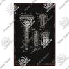Putuo Decor Russian Place Metal Sign Plaque Metal Vintage Tin Sign Poster Decoration for Living Room Yard Bar Home Wall Decor