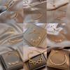 Parel Armband Dames Modieuze Titanium Staal Armband Koppel Armband Sieraden Accessoire
