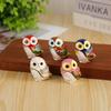 Jewelry Box - Zinc Alloy Owl-shaped Small Jewelry Box - Desktop Decorative Piece - Earrings - Bracelet - Necklace - Storage Box