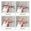 Vintage Runde Große Rahmen Lesebrille für Herren und Damen Retro Elegantes Blumenmuster Mode Alterssichtigkeit Brille Mode Brille