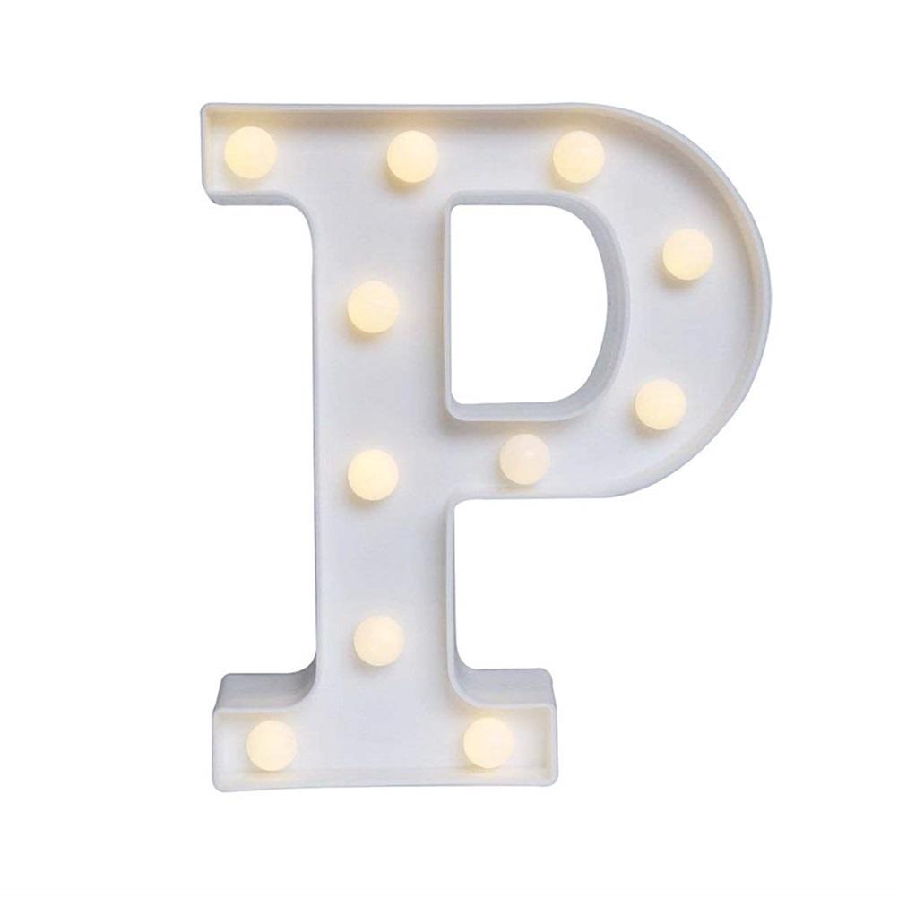 LED 26 Alphabet Letter Number Lights Ampersand and Symbol Love Heart Light Up Sign  Lamp For Love