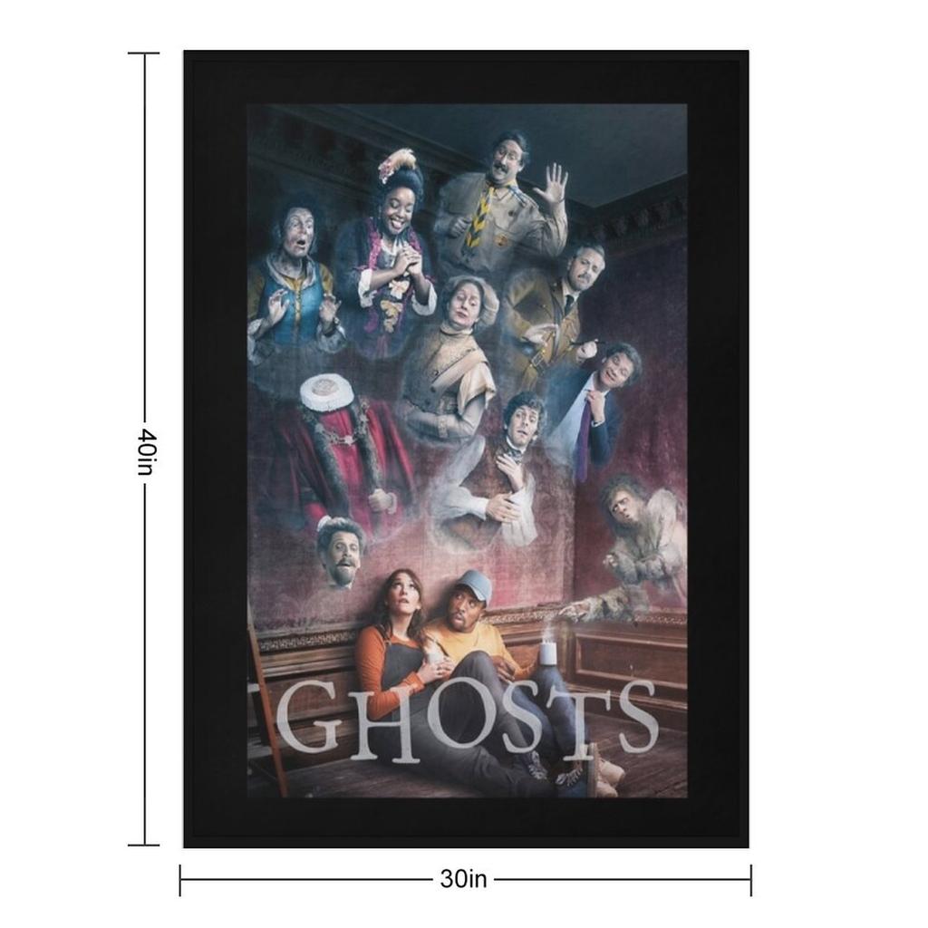 Ghosts BBC TV show series Classic . Throw Blanket Single blankets and throws Sofa Hairys Blankets