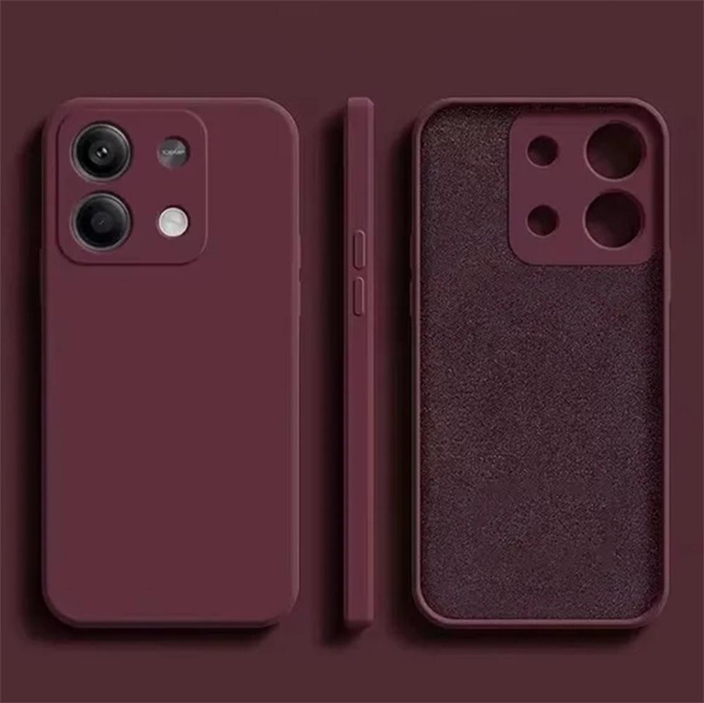 For Redmi Note 13 Pro 4G Fall prevention Phone Case Liquid Silicone Soft TPU Cover For Xiaomi Redmi Note 13 Note13 pro 4G