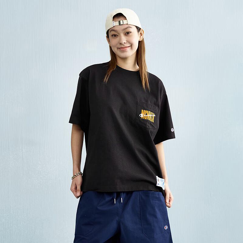 Champion Men s 2025 Summer Embroidered Cotton Crewneck T-Shirt S 19990₽