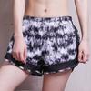 Yoga Wear Mesh Sports Shorts Women Summer Anti-naked Fitness Running Morning Exercise Elastic Quick Drying Outside Wearing Three-quarter Pants
