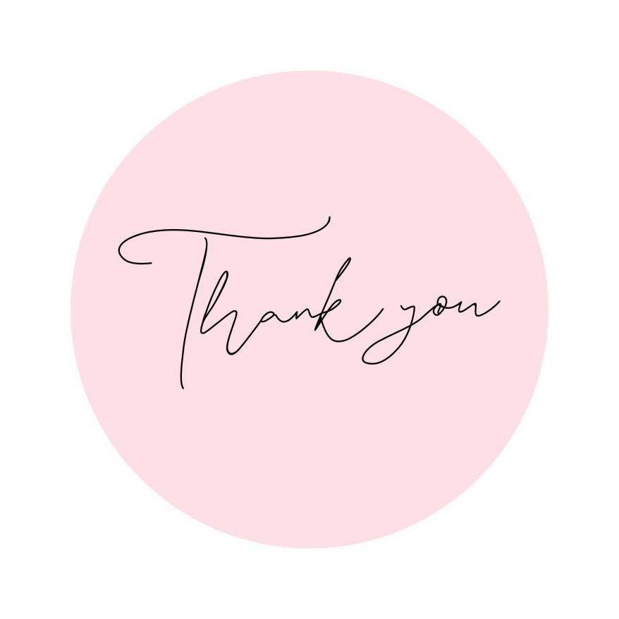 Custom Page Mark Autumn Stickers Thank You Diy X112