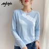 MJ STYLE Women's Pure Cotton Long Sleeve T-Shirt