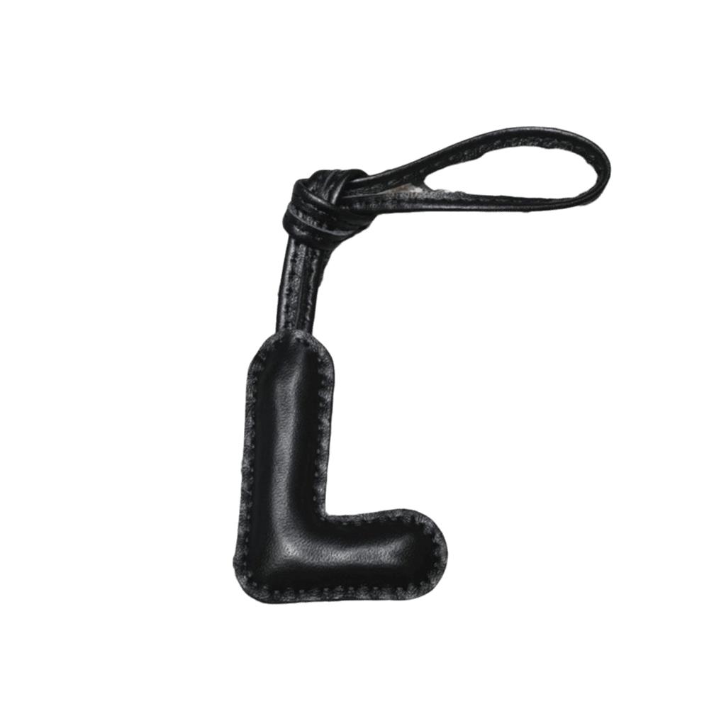 26 Initials Leather Alphabet Key Chain Genuine Sheepskin Car Pendant  Ladies
